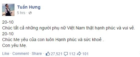 Những lời chúc thú vị của sao dành cho một nửa thế giới