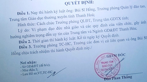 Tổ chức nộp tiền “chống trượt”, kỷ luật Ban giám đốc