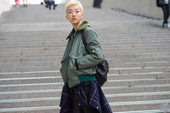 Seoul Fashion Week 2015, Seoul Fashion Week, Street style Seoul Fashion Week 2015, tuan le thoi trang Seoul, Street style han