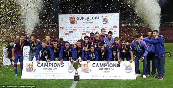 Barca giành Siêu Cup Catalan 2014