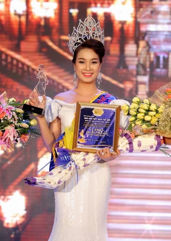 hoa hau viet nam the gioi 2014, truc linh, nguoi dep 3 dong mau