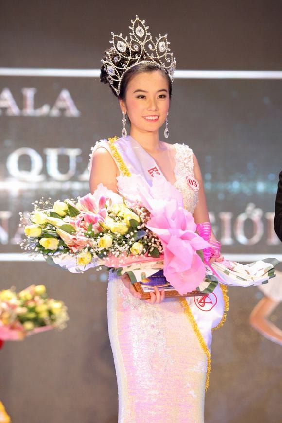 hoa hau viet nam the gioi 2014, truc linh, nguoi dep 3 dong mau