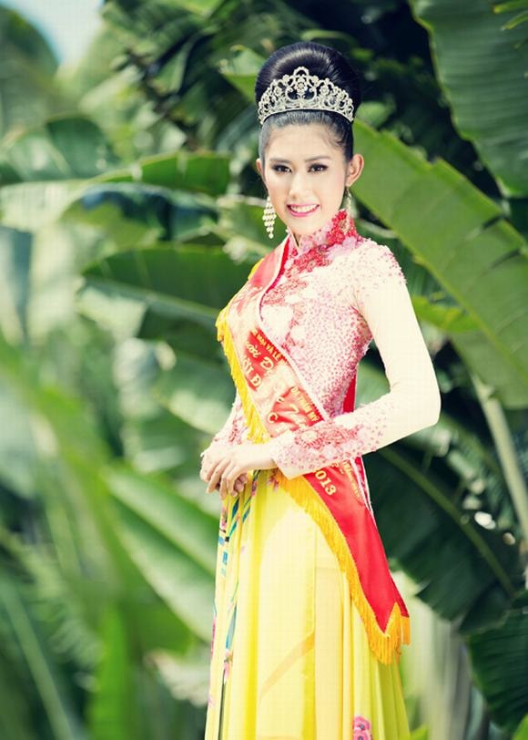 hoa hau viet nam the gioi 2014, truc linh, nguoi dep 3 dong mau