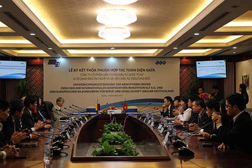 KLF trở thành đối tácđầu tiên của EBG tại Việt Nam trong đào tạo nghề chất lượng cao