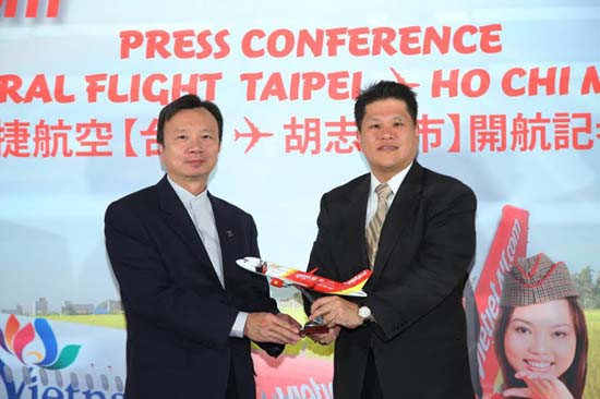 Vietjet họp báo khai trương đường bay giữa TP.HCM – Đài Bắc