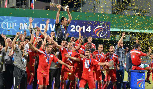 Tuyển Việt Nam sẽ đấu với đội hình vô địch AFC Challenge Cup 2014 của Palestine