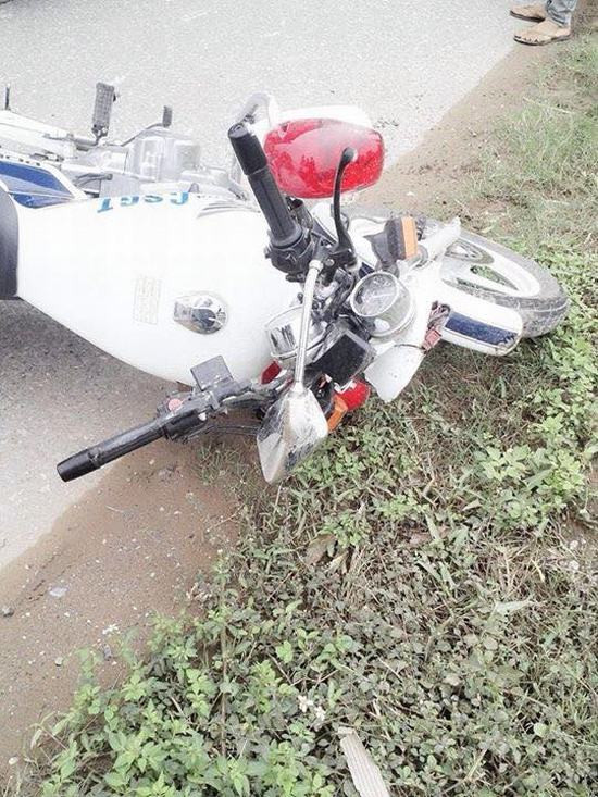 Hưng Yên: Va chạm giữa 2 xe máy, 1 thiếu uý CSGT tử vong