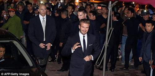 Báo Anh đưa tin: “Beckham gây ra cơn sốt tại Việt Nam”