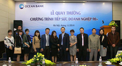 Oceanbank công bố các khách hàng trúng thưởng chương trình “Tiếp sức doanh nghiệp 90+”