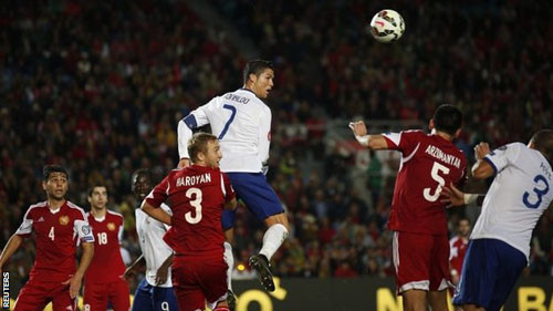 Vòng loại Euro 2016: Ronaldo là cứu tinh của Bồ Đào Nha