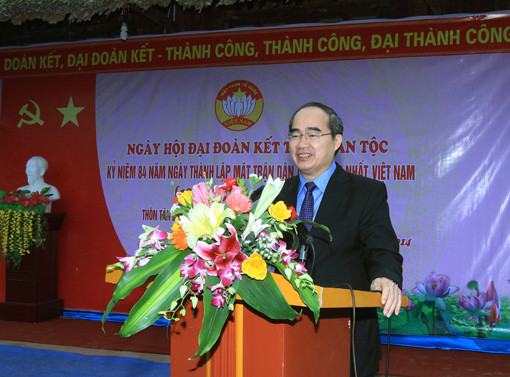 Chủ tịch Ủy ban Trung ương MTTQ Việt Nam dự Ngày hội đại đoàn kết toàn dân tộc tại Tân Trào