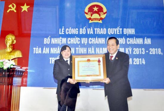 TAND huyện Bình Lục: Phục vụ tốt nhiệm vụ chính trị của hệ thống TAND và của địa phương