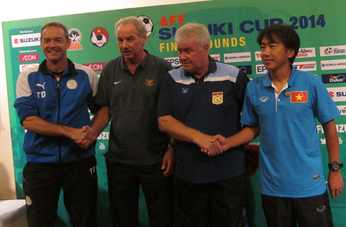 Chuyển động cùng AFF Cup 2014: Bốn HLV cùng quyết  tâm cho trận đầu ra quân
