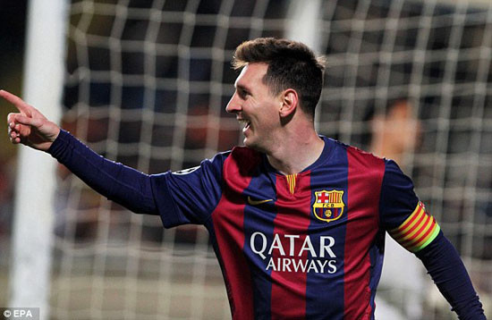 Messi chính thức trở thành chân sút vĩ đại nhất  tại đấu trường Champions League