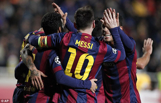 Messi chính thức trở thành chân sút vĩ đại nhất  tại đấu trường Champions League