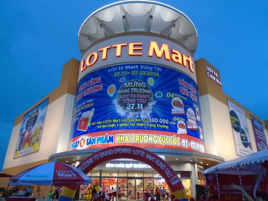 Lotte Mart Vũng Tàu tại góc đường 3/2 và Thi Sách, phường 8, thành phố Vũng Tàu, tỉnh Bà Rịa - Vũng Tàu.