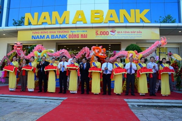 Lễ cắt băng khai trương Nam A Bank chi nhánh Đồng Nai