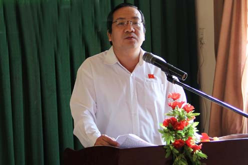 ĐBQH Trương Hòa Bình tiếp xúc cử tri tại Long An