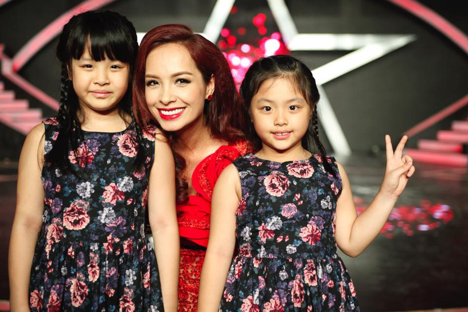 Vẻ đẹp cuốn hút của ba mẹ con Thúy Hạnh tại Bán kết Vietnam's Got Talent 2014