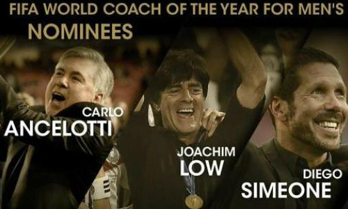 Ancelotti, Simeone, Low, ai sẽ là HLV xuất sắc nhất năm 2014?