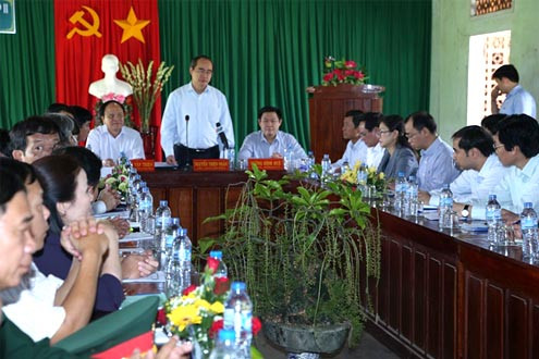 Ban Kinh tế Trung ương và Ủy ban Trung ương MTTQ Việt Nam khảo sát mô hình hợp tác xã tại Bình Định