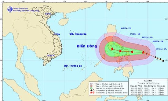 Bộ công an lên phương án chỉ đạo ứng phó với bão mạnh tới các đại phương