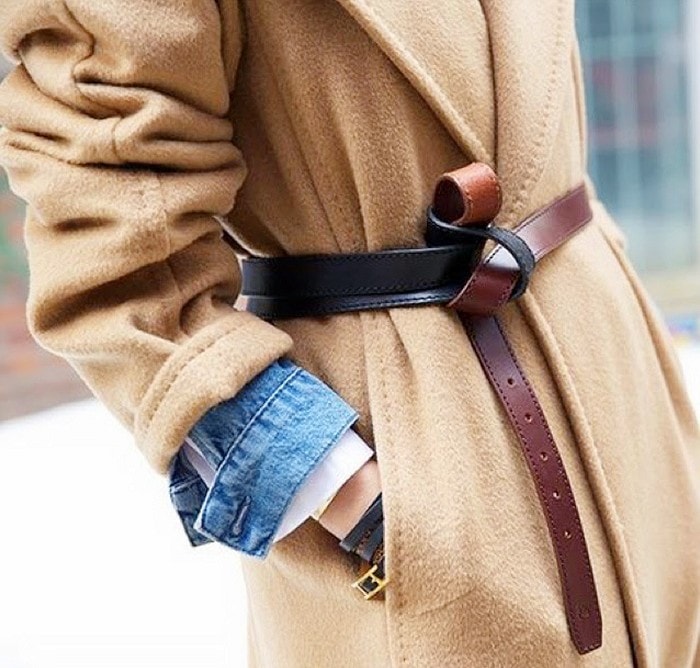 The Rule: Belts belong with your pants.