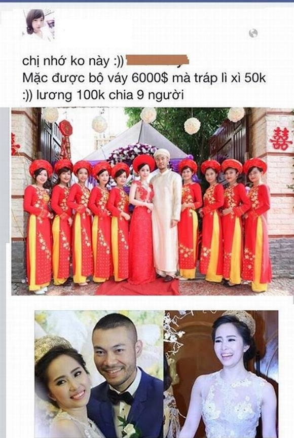 scandal ve tien cua doan tuan va quynh nga, scandal cua doan tuan va quynh nga, doan tuan va quynh nga, dam cuoi doan tuan va quynh nga, quynh nga, ca sau chua, vinh thuy