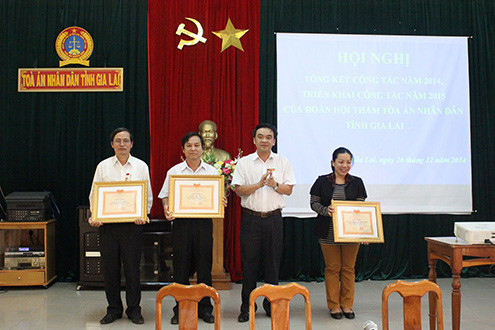 Gia Lai: Hội thẩm TAND tỉnh tổ chức Hội nghị tổng kết công tác năm 2014 