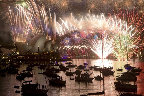 Các thành phố lớn trên thế giới cùng chào đón năm mới 2015