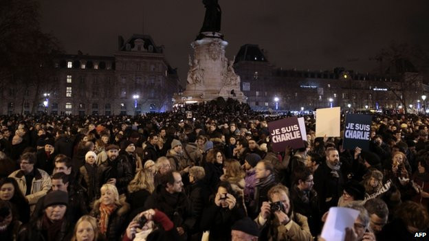 Pháp: Quốc tang 1 ngày sau thảm sát tòa soạn Charlie Hebdo