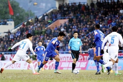 V2 V-League 2015: HAGL bại trận trước ĐT LA, Hà Nội T&T thắng Than QN