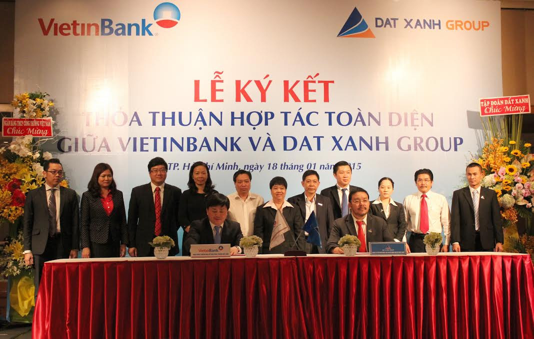 Đất Xanh và Vietinbank ký kết hợp tác toàn diện