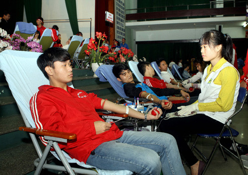 Đẩy mạnh phong trào hiến máu tình nguyện trong nhân dân 
