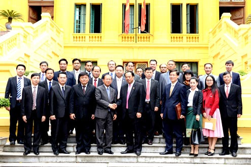 Củng cố hơn nữa quan hệ hợp tác giữa Tòa án Việt Nam - Lào 