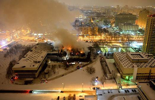Cháy thư viện ở Nga thiêu rụi 1 triệu tài liệu quý