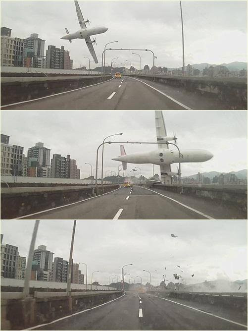 Đài Loan: Máy bay chở 58 người đâm vào cầu, rơi xuống sông