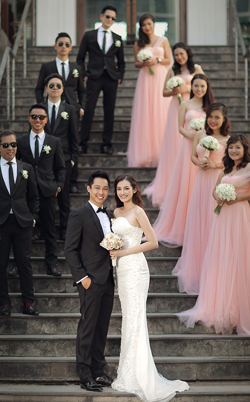 Hoa hậu Trúc Diễm rạng rỡ trong bộ ảnh cưới lãng mạn