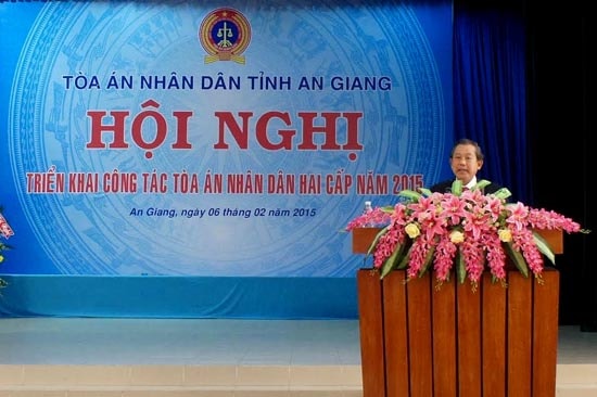 TAND hai cấp tỉnh An Giang: Năm 2014, lượng án thụ lý, giải quyết tăng gần 700 vụ 