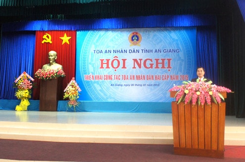 TAND hai cấp tỉnh An Giang: Năm 2014, lượng án thụ lý, giải quyết tăng gần 700 vụ 