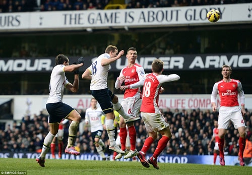 Cận cảnh Arsenal bại trận trước Tottenham