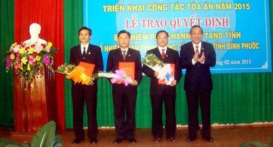 TAND hai cấp tỉnh Bình Phước hoàn thành tốt nhiệm vụ năm 2014