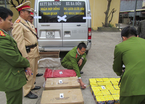 Quảng Bình: Bắt giữ gần 150 kg pháo lậu 