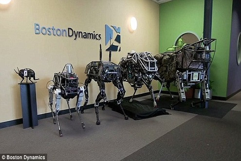 Google cho ra mắt chú chó robot có khả năng giữ thăng bằng tuyệt vời