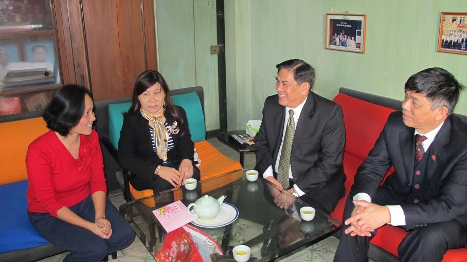 Phó Chánh án TANDTC Tống Anh Hào chúc Tết các cơ quan Trung ương và nguyên lãnh đạo TANDTC
