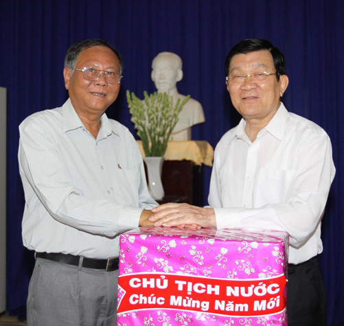 Chủ tịch nước thăm, chúc Tết tại các tỉnh Tây Ninh, Bình Dương 