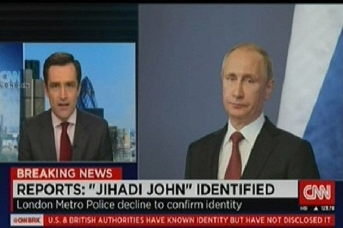 CNN lên tiếng xin lỗi sự cố nhầm Putin với “thánh chiến John”