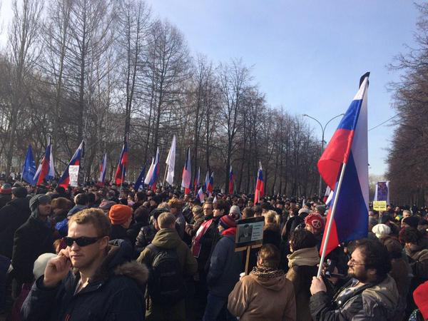 Chùm ảnh: Cuộc tuần hành khổng lồ tưởng niệm Boris Nemtsov tại Moscow