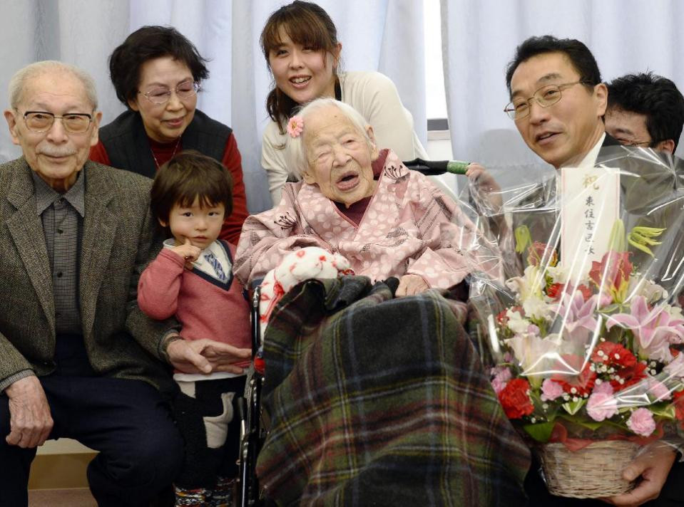 Cụ bà cao tuổi nhất thế giới đón sinh nhật thứ 117 