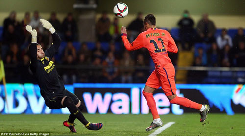 Hạ Villarreal, Barca vào chung kết Cup Nhà vua